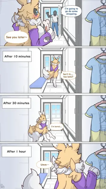 Renamon's stay at home🦊, 日本語