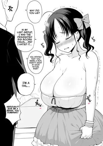 Bust Size no Gyaku Saba Shinkoku ga Barete P-san ni Oshioki Sex o Kimerareru Nagachichi Chika Idol | A Determined, Saggy Breasted Underground Idol Gets Punished with Sex for Underreporting Her Bust Size by P-san, English