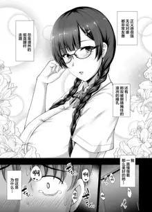 Kanojo ga Megane o Hazushita Wake ~Kataomoi no Kyonyuu Iinchou ga Yarichin Kareshi ni Somerareru made~, 中文