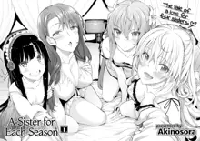 A Sister For Each Season 1-4, English