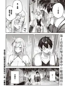 Dokushin Hunter no Deai wa Elf no Mori de Ch. 1-3, 中文