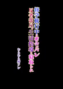 修学旅行中に密会がバレ反省部屋で生活指導に寝取られ, 日本語