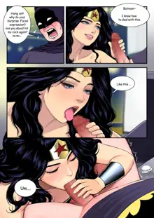 Wonder Woman's strange felt, English