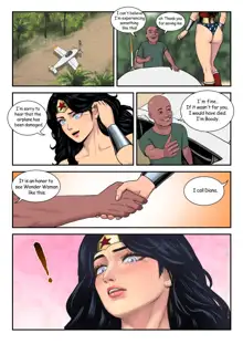 Wonder Woman's strange felt, English