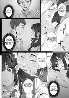 Junboku Joshikousei wa Oyaji Iro ni Somerarete Comic Ban, English