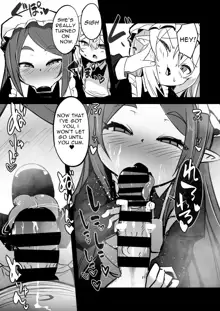 The Demon Twins are Saucy Slutty Maids, English