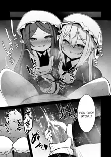 The Demon Twins are Saucy Slutty Maids, English