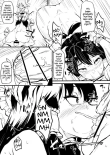 Futanari Flan-chan Ga Reimu O Choukyou Suru Manga | Futanari Flan-chan Training Reimu, English