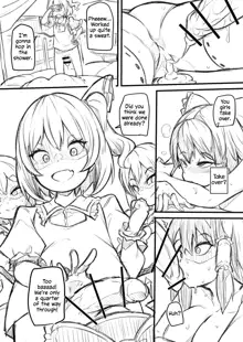 Futanari Flan-chan Ga Reimu O Choukyou Suru Manga | Futanari Flan-chan Training Reimu, English