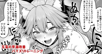 Tamamo no Sourou Kaizen Training Manga 1 "Paizuri Hen", 中文