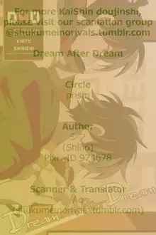 Dream After Dream - dj Detective Conan, English