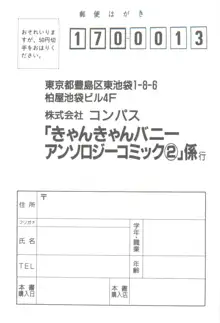 きゃんきゃんバニーアンソロジーコミック2, 日本語