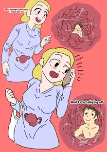 Exploration of the mother's uterus, English