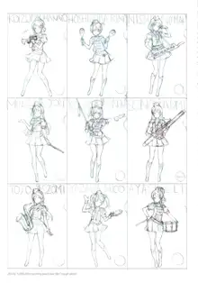 CHARACTER ILLUSTRATIONS SHOJOKISHIDAN 2008-2022, 日本語