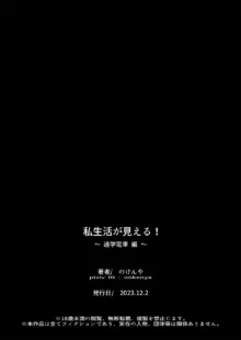 私生活が見える! ～通学電車編～, 日本語