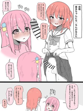 喜多ちゃんに生えた漫画, 日本語