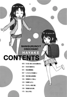 Nani Suru no!? Onii-chan!!, English