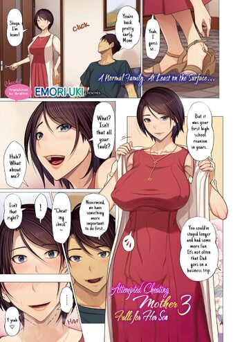 Attempted Cheating Mother Falls For Her Son 3 | Uwaki Misui Haha wa Musuko ni Ochiru Ch. 3, English