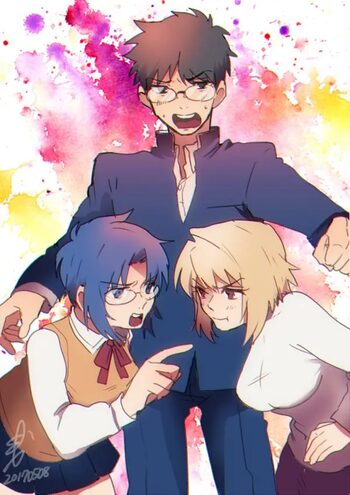 Shiki x Arcueid and Ciel, English