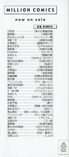 SINFUL DAYS ～背徳の日々～ 3, 日本語