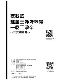 被我的魅魔三姐妹榨得一干二净1-2, 日本語