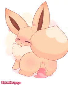 Needy Eevee animated, 日本語