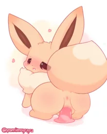 Needy Eevee animated, 日本語