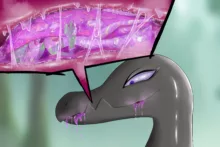 Salazzle vore, 日本語