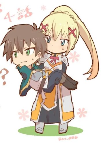 Kazuma x Lalatina, Darkness, English