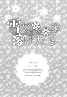 雪が溶けたら, 日本語