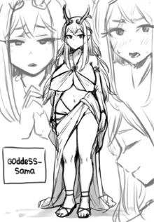 Yokkyuu Fuman Ochimegami 【Futanari Chinpo Sword】wo Sazukemasu / Giving The Sexually Frustrated Fallen Goddess The Item, English