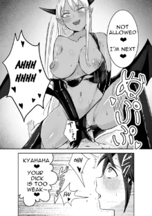 Succubus ni Haiboku Shite Chitchana Teisobi o Tsukerarechau Ohanashi / Story about Losing to a Succubus and Made to Wear Small Chastity Belt, English