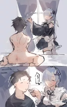 Emilia x Subaru, Rem x Subaru, English