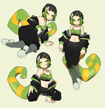 Chameleon Girl, English