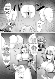 Futanari Holy Knight and the Cage of Sperm-Draining, English