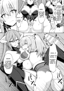 Futanari Holy Knight and the Cage of Sperm-Draining, English