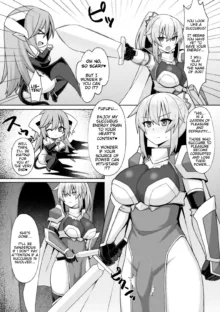 Futanari Holy Knight and the Cage of Sperm-Draining, English