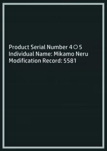 Mikamo Neru Modification Record, English