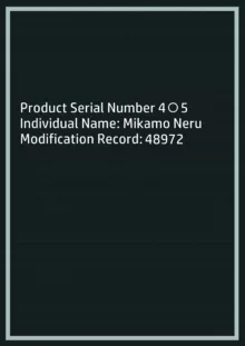 Mikamo Neru Modification Record, English