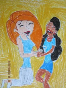 KimRon1992 Monique from Kim Possible Drawings, English