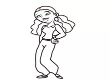 KimRon1992 Monique from Kim Possible Drawings, English