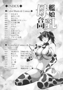 艦娘母乳合同, 日本語