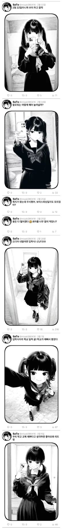 Sono Shoujo wa Uraaka o Tsukuru | 그 소녀는 뒷계정을 판다, 한국어