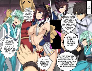 Ushiwakamaru and Kiyohime's Haigre NTR Brainwashing SEX, English