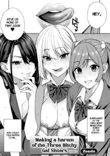 Making a Harem of the Three Bitchy Gal Sisters - Episode 1, English