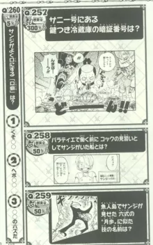 One Piece 500 Quiz Book, 日本語