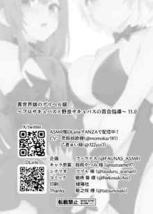 異世界娘のデリヘル嬢～プロサキュバス×野良サキュバスの百合指導～, 日本語