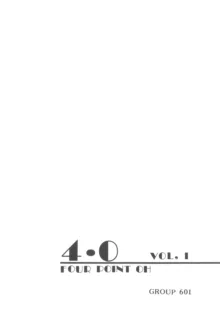 4・0 FOUR POINT OH VOL, I, 日本語