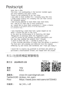 R.S.I.社技術検証実験報告, English