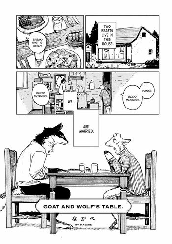 【Nagabe/ながべ】Goat-and-Wolfs-Table, English